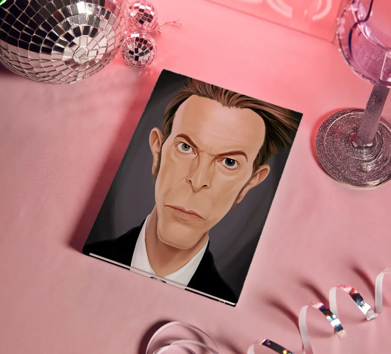 David Bowie notebook by Rob Art | Illustration