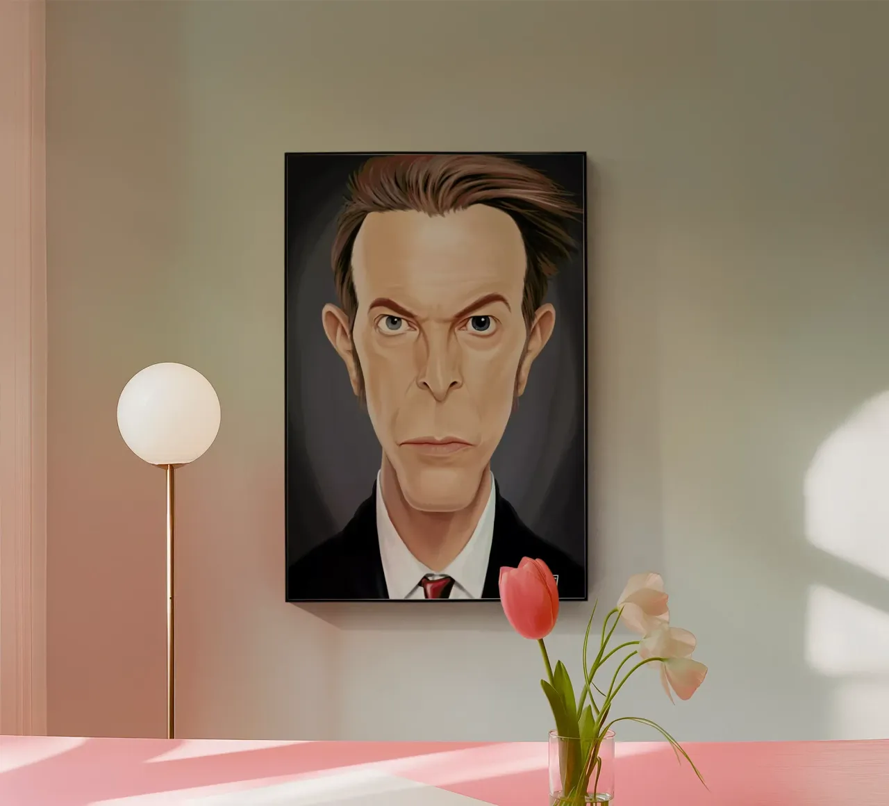 David Bowie plexiglass da Rob Art | Illustration