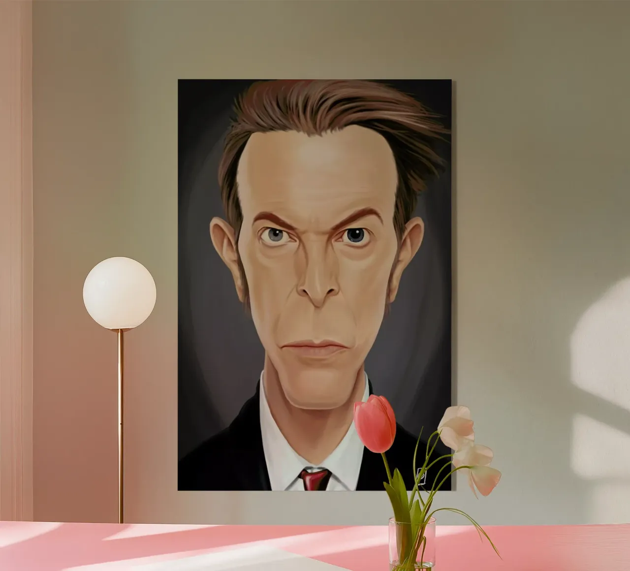 David Bowie plexiglass da Rob Art | Illustration