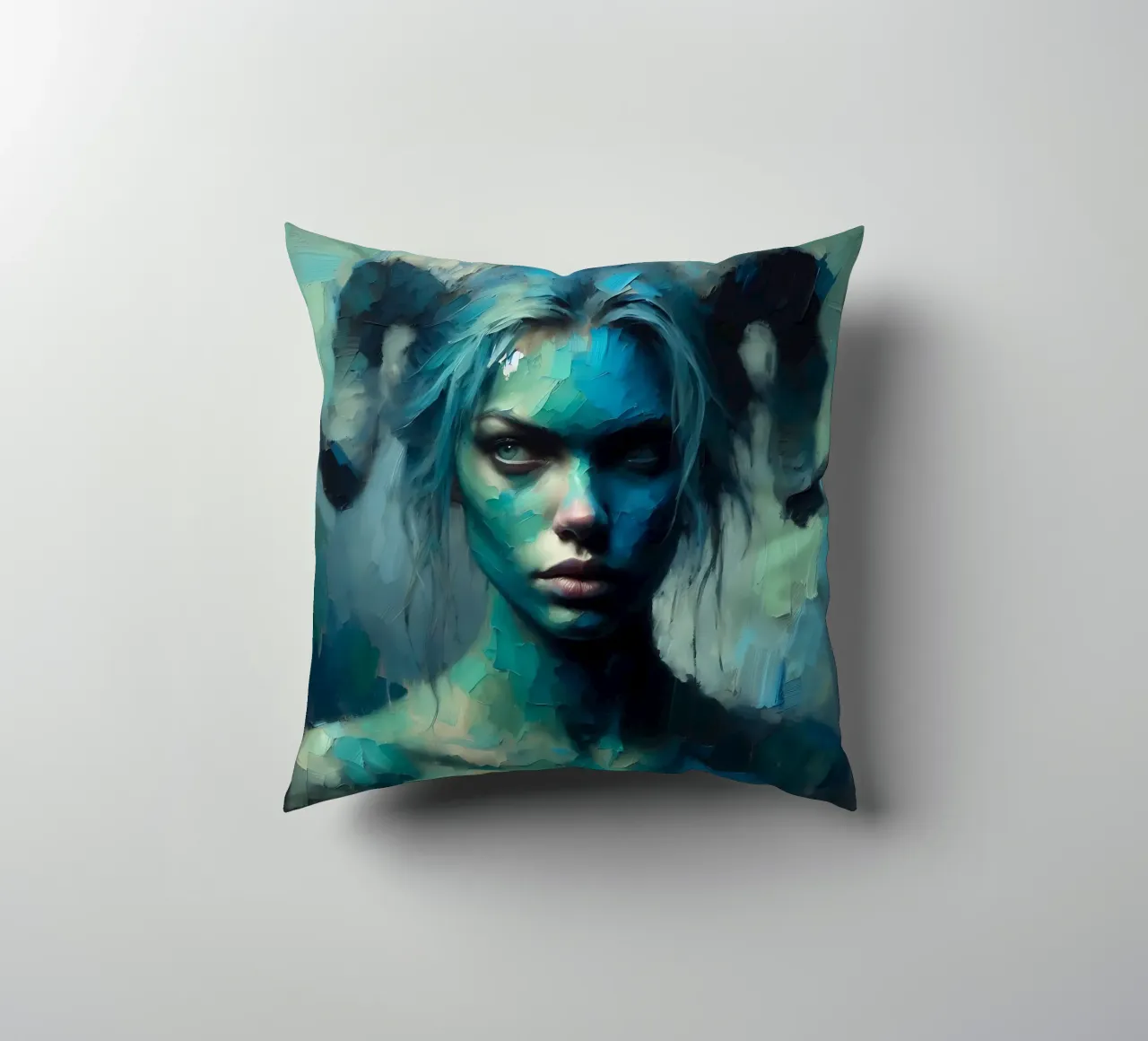 Fauno blu cuscino da nomad