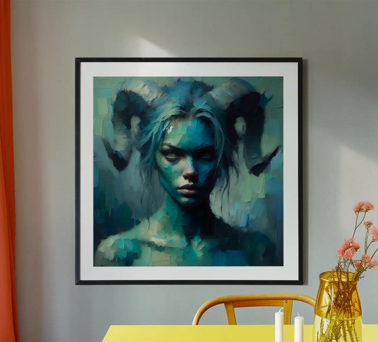 Fauno blu poster da nomad