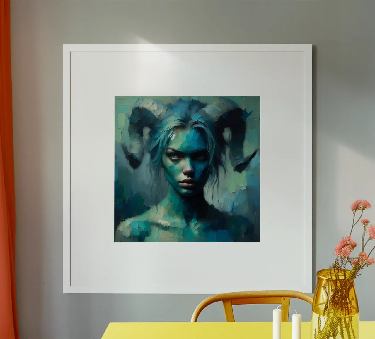 Fauno blu poster da nomad