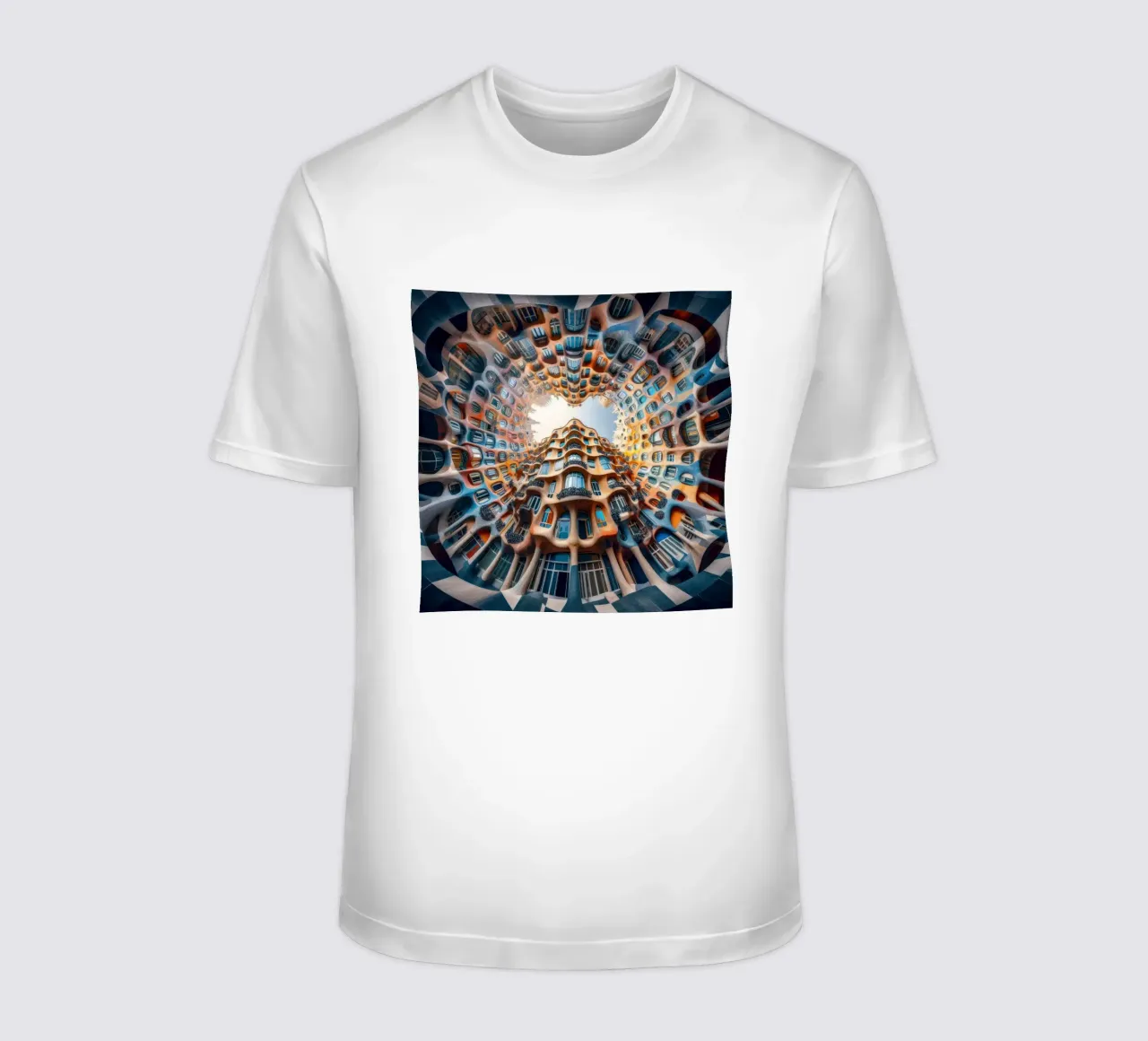 Sphere 019 - Surreal Circular Architecture t-shirt da Spheres
