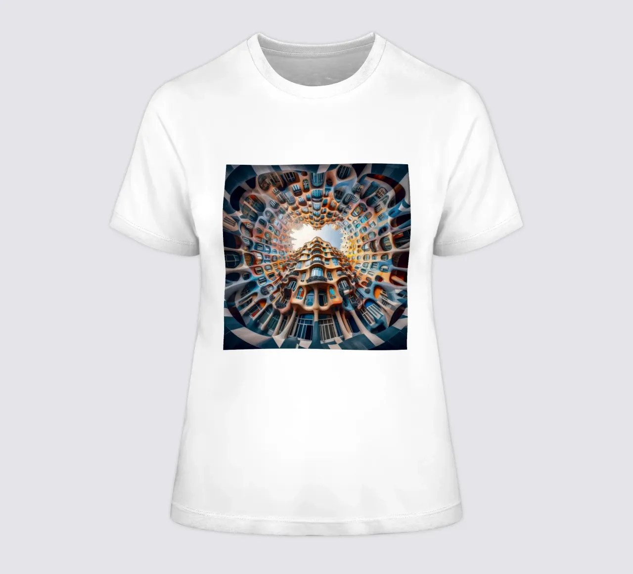 Sphere 019 - Surreal Circular Architecture t-shirt da donna da Spheres