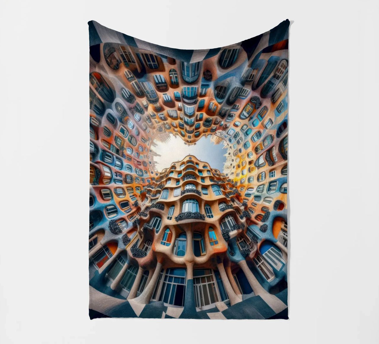 Sphere 019 - Surreal Circular Architecture coperta in pile da Spheres