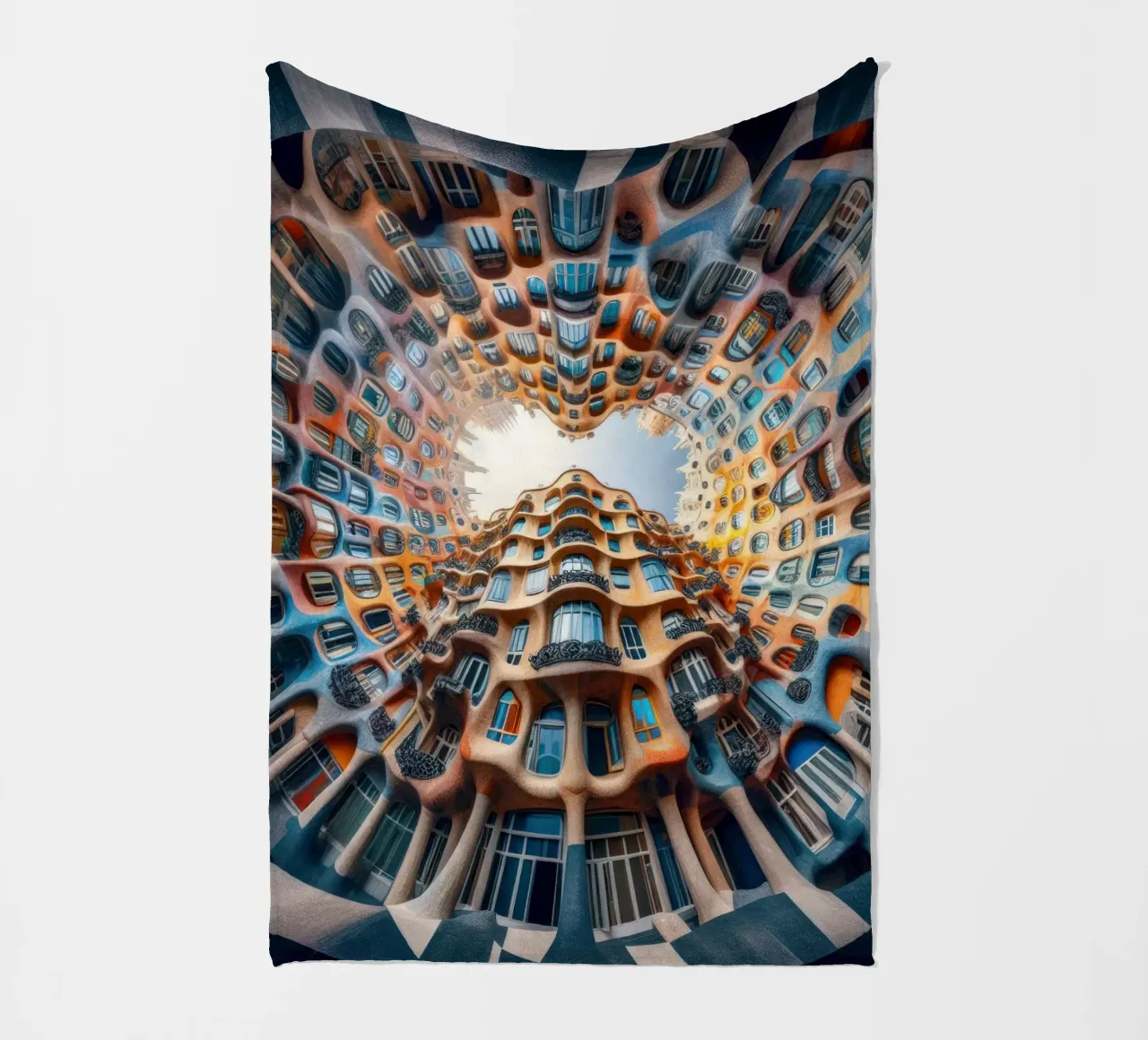 Sphere 019 - Surreal Circular Architecture coperta in pile da Spheres