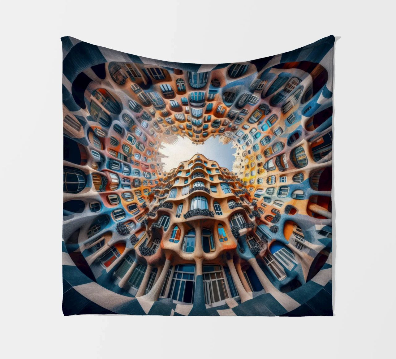 Sphere 019 - Surreal Circular Architecture coperta in pile da Spheres
