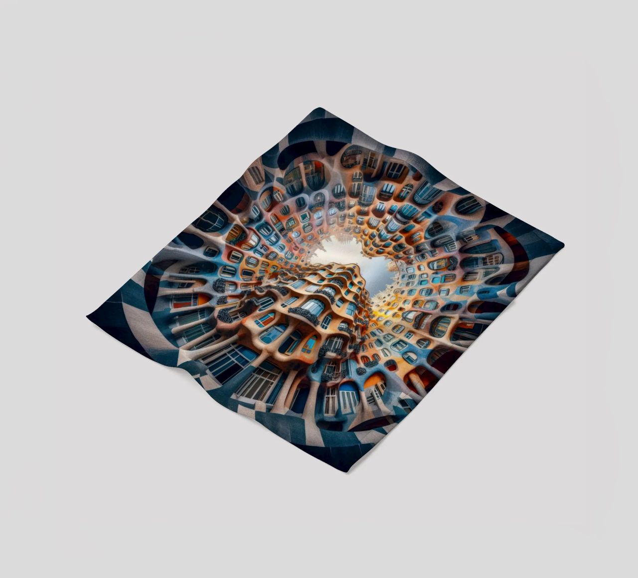 Sphere 019 - Surreal Circular Architecture coperta in pile da Spheres