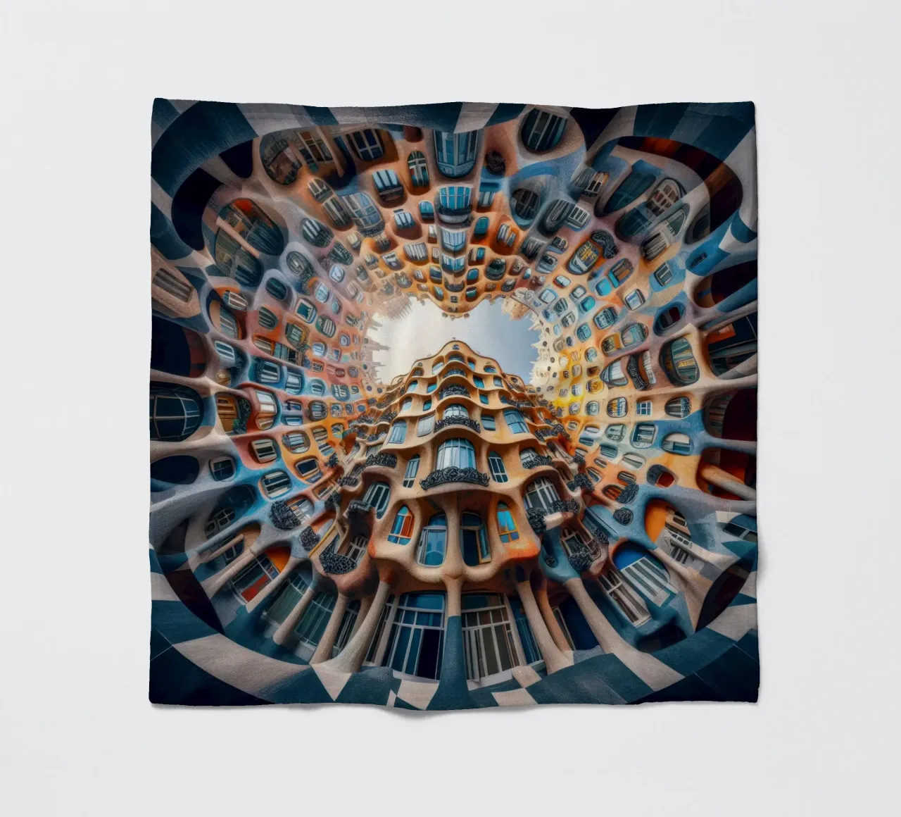 Sphere 019 - Surreal Circular Architecture coperta in pile da Spheres