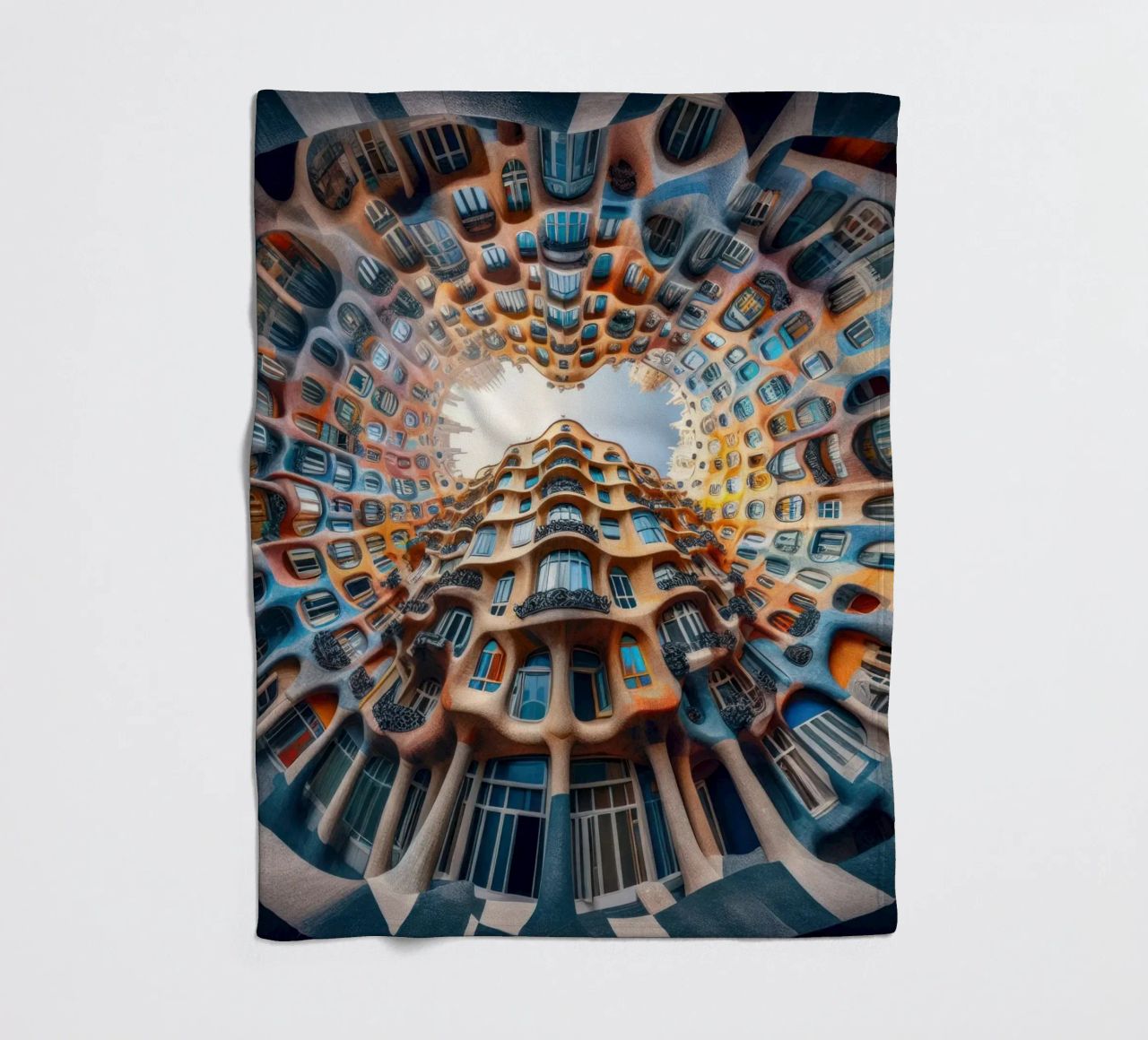 Sphere 019 - Surreal Circular Architecture coperta in pile da Spheres