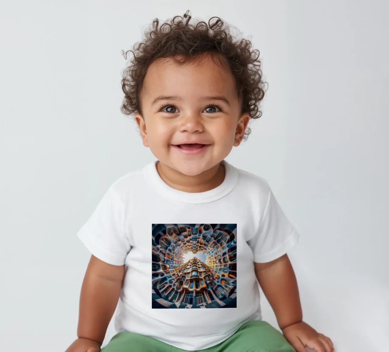 Sphere 019 - Surreal Circular Architecture Baby T-Shirt von Spheres