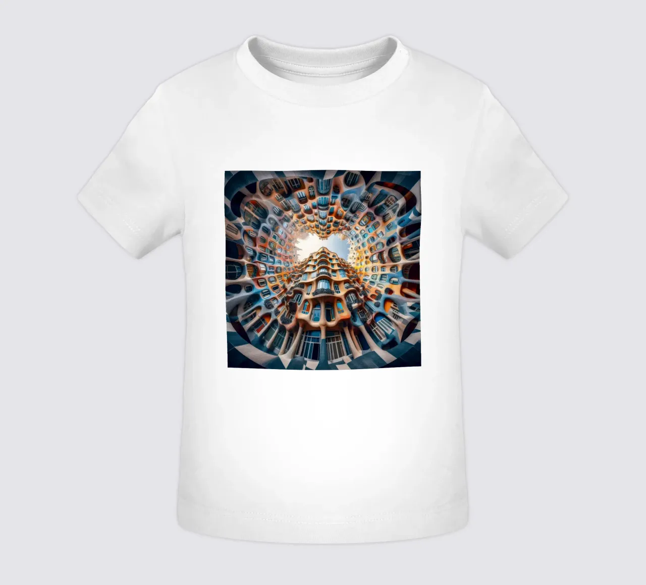 Sphere 019 - Surreal Circular Architecture Baby T-Shirt von Spheres