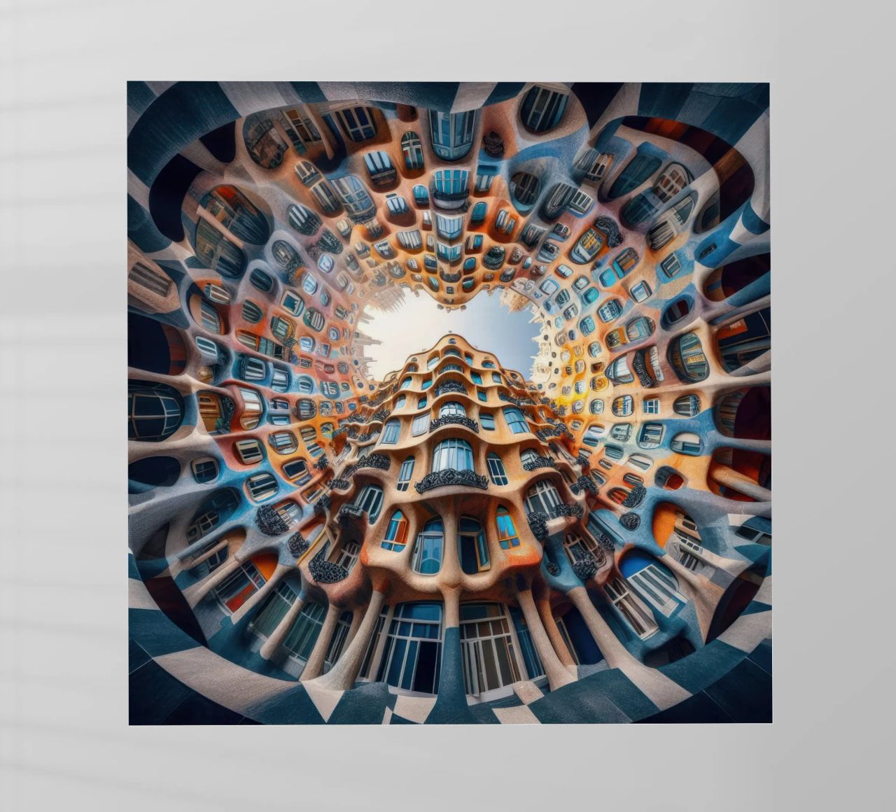 Sphere 019 - Surreal Circular Architecture pellicola backlit da Spheres