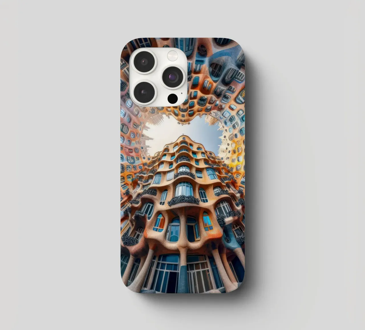 Sphere 019 - Surreal Circular Architecture cover iphone da Spheres