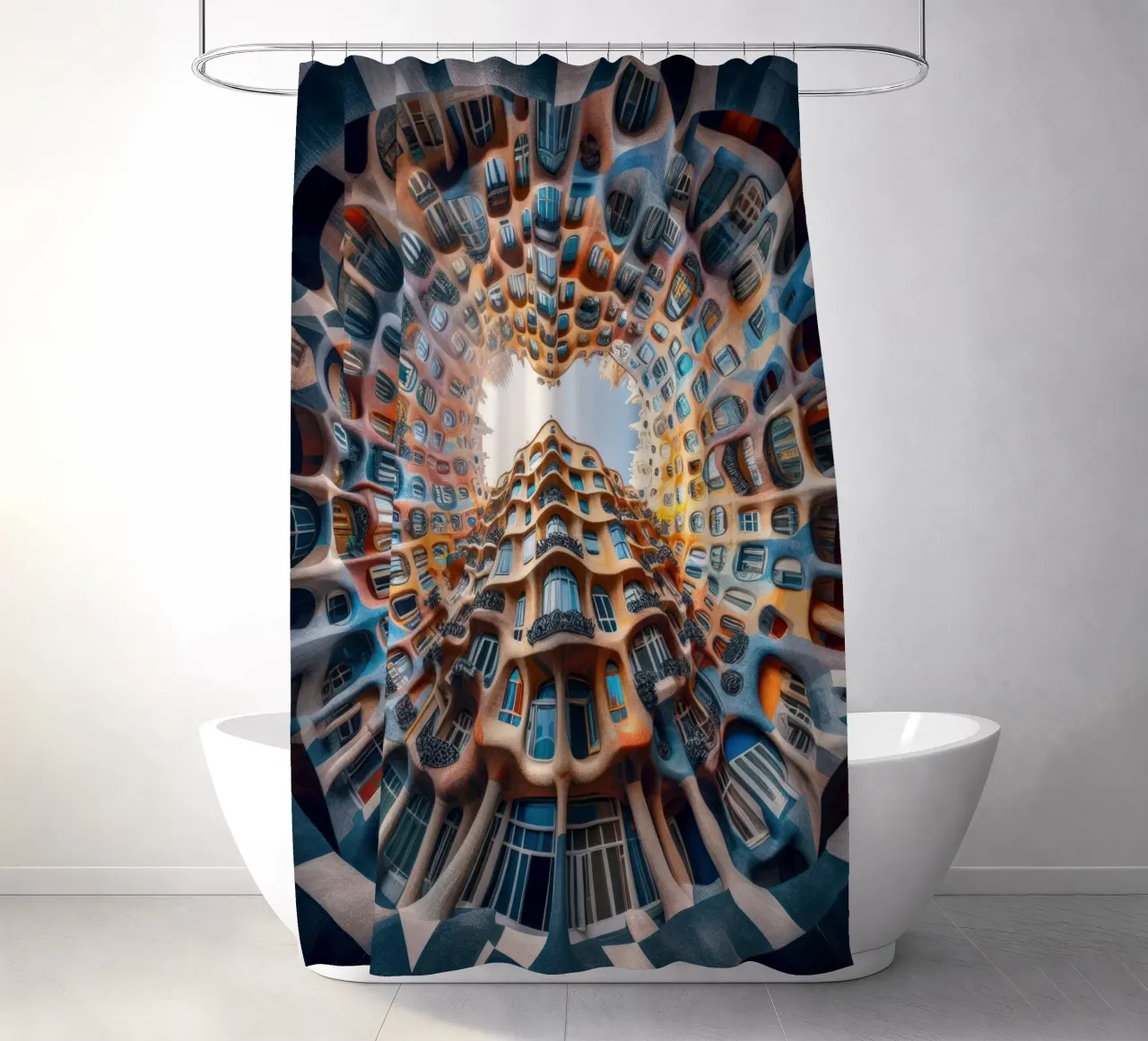 Sphere 019 - Surreal Circular Architecture tenda da doccia da Spheres