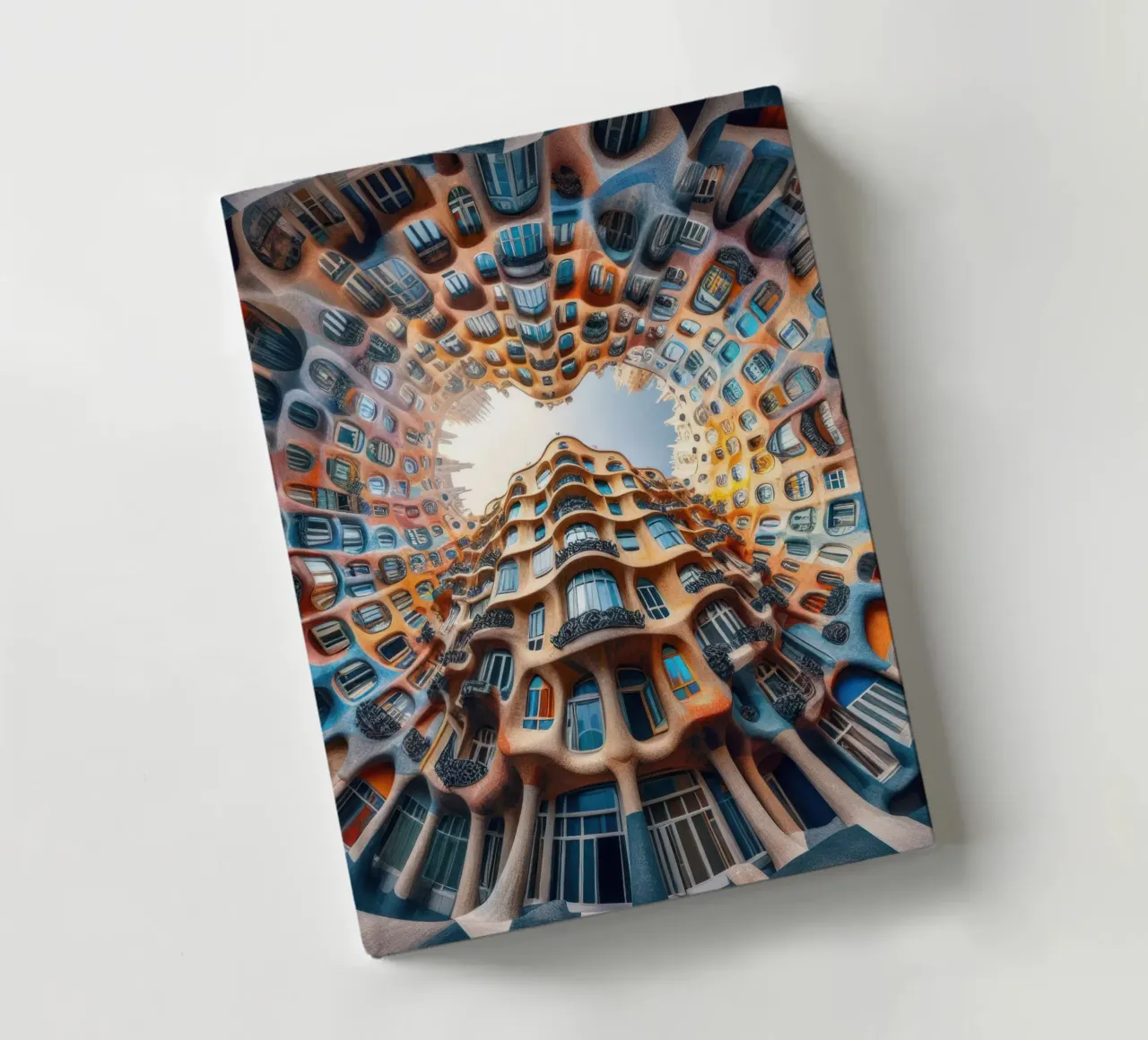 Sphere 019 - Surreal Circular Architecture Notizbuch von Spheres