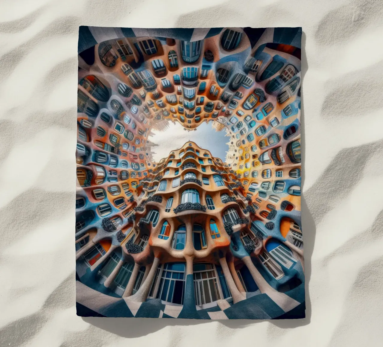 Sphere 019 - Surreal Circular Architecture telo mare da Spheres
