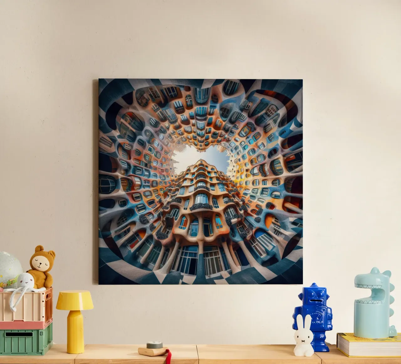 Sphere 019 - Surreal Circular Architecture tela da Spheres