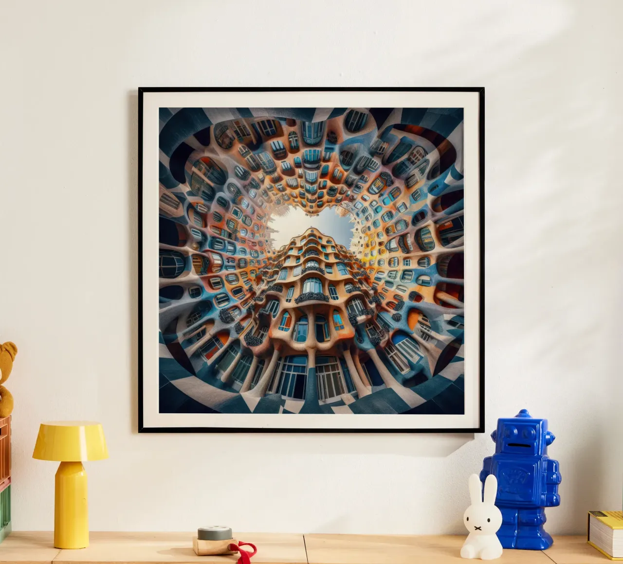 Sphere 019 - Surreal Circular Architecture carta hahnemühle da Spheres