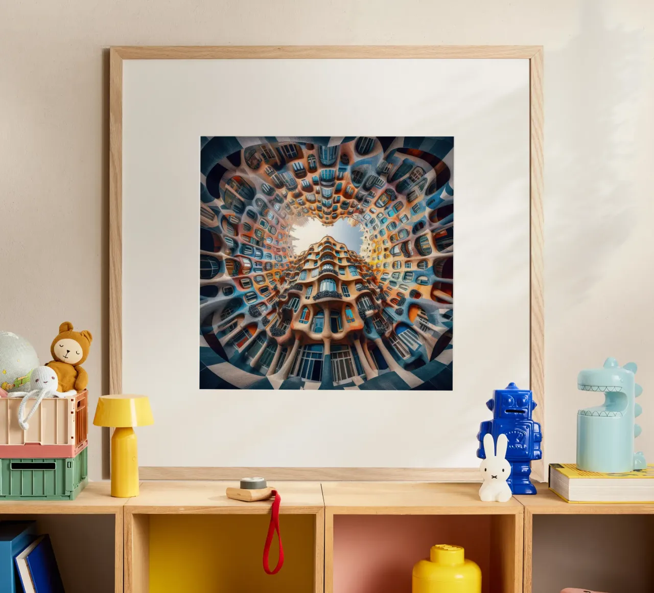 Sphere 019 - Surreal Circular Architecture hahnemühle van Spheres