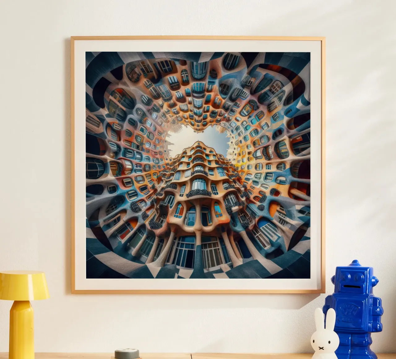 Sphere 019 - Surreal Circular Architecture carta hahnemühle da Spheres