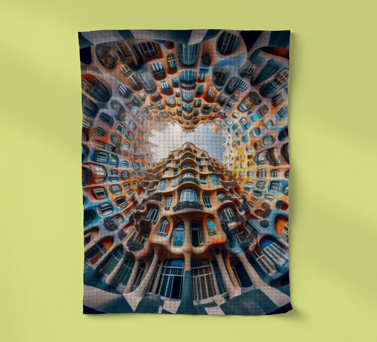 Sphere 019 - Surreal Circular Architecture torchon de Spheres