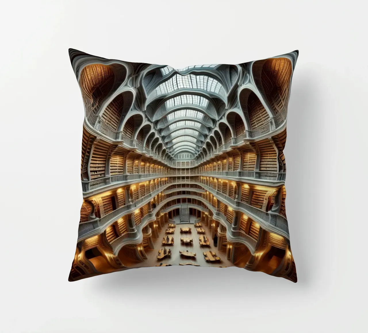 Sphere 021 - Grand Library Interior cuscino da Spheres