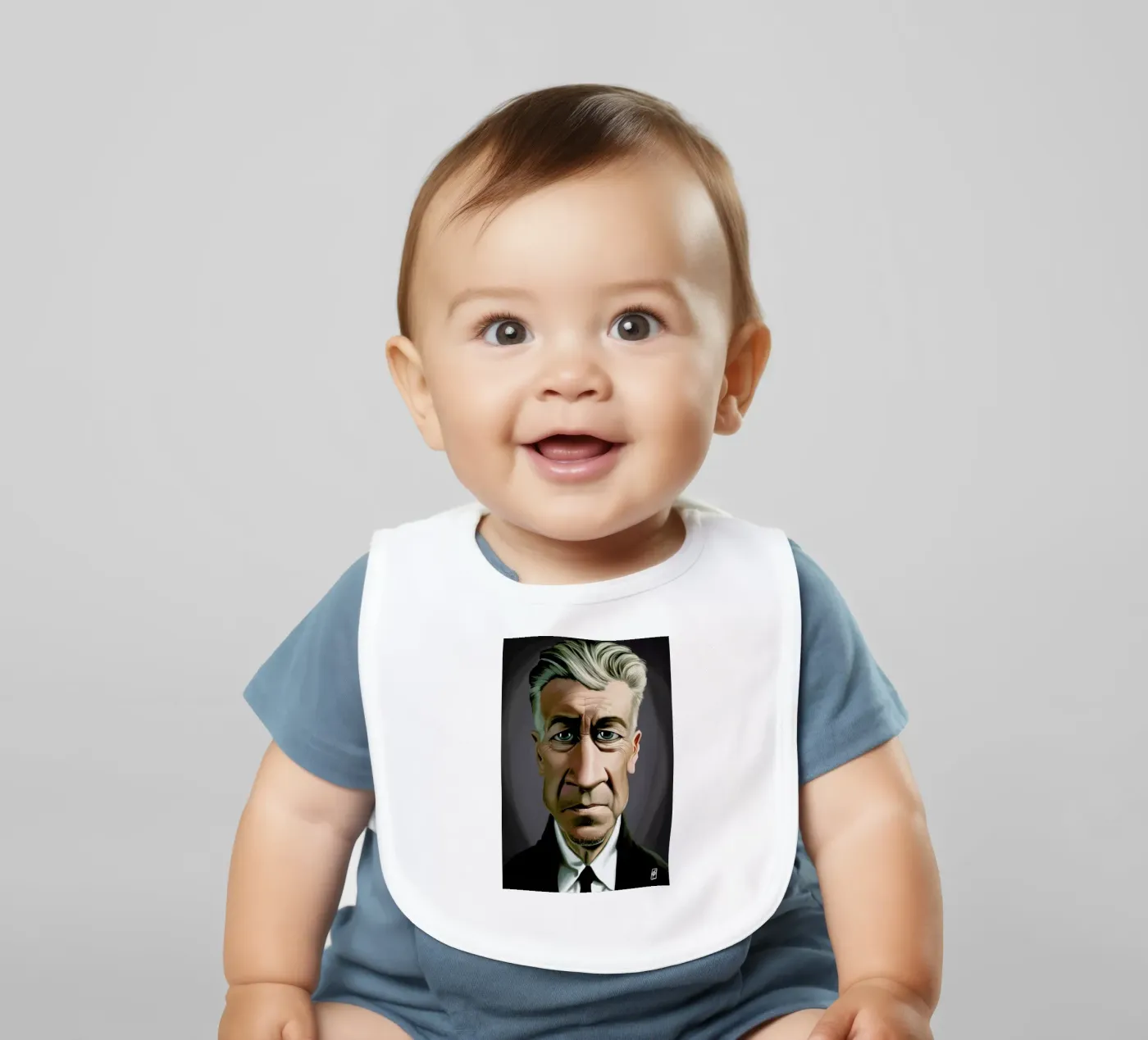 David Lynch Babylätzchen von Rob Art | Illustration