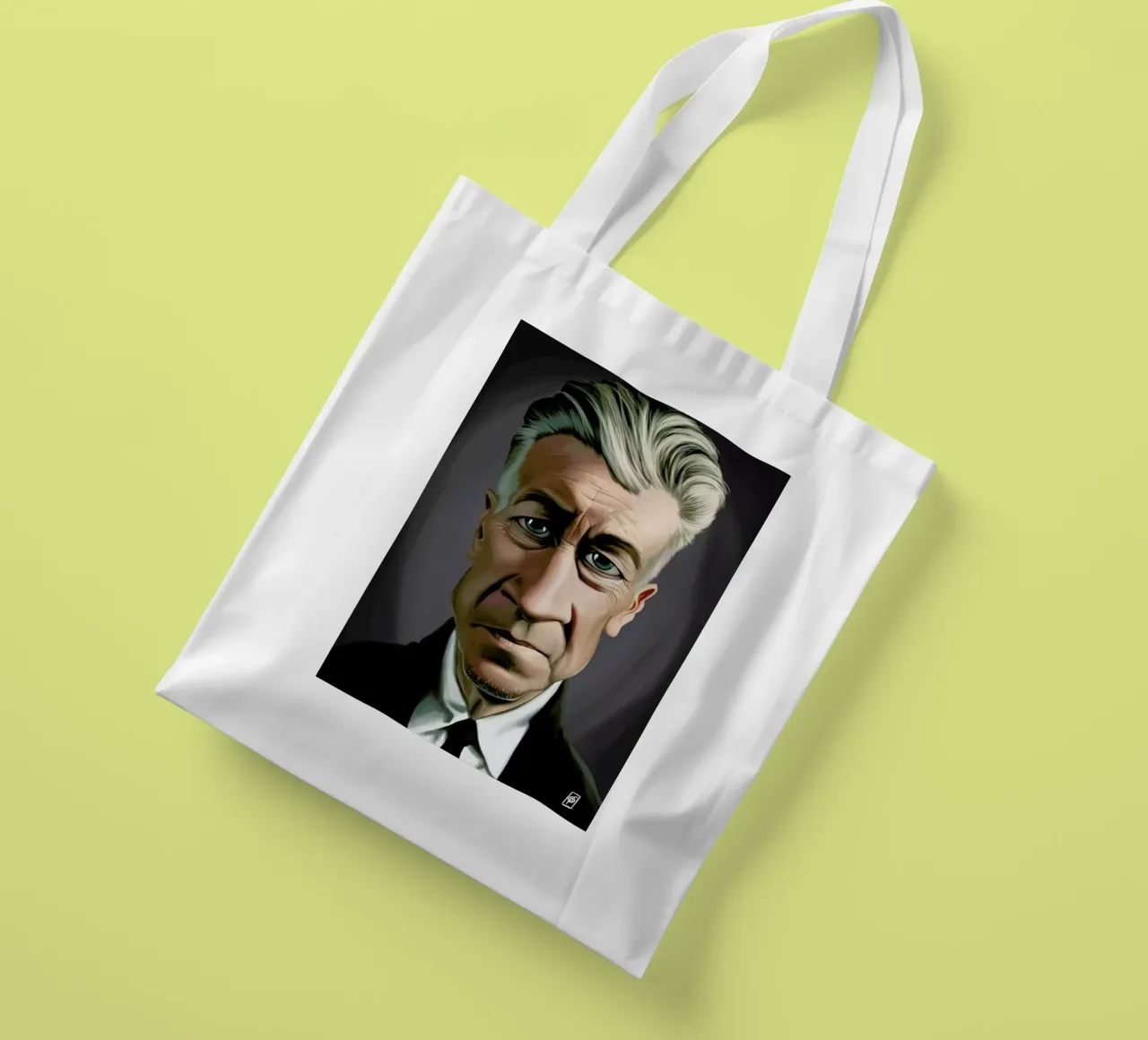 David Lynch borsa in juta da Rob Art | Illustration