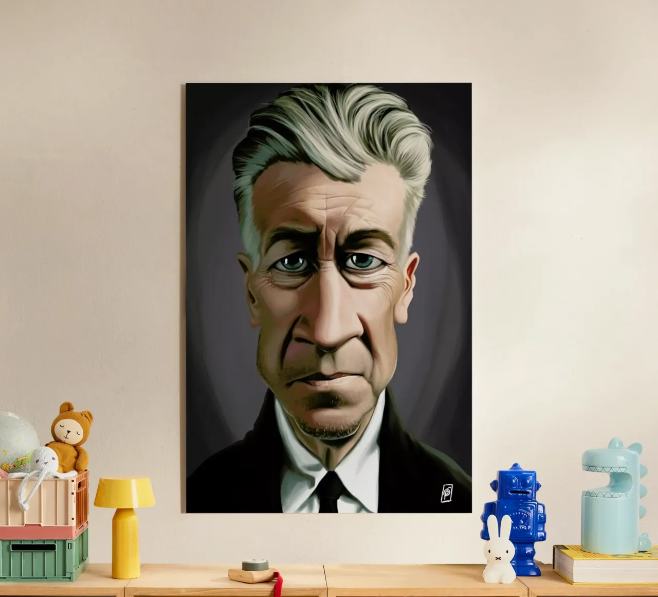 David Lynch plexiglass da Rob Art | Illustration