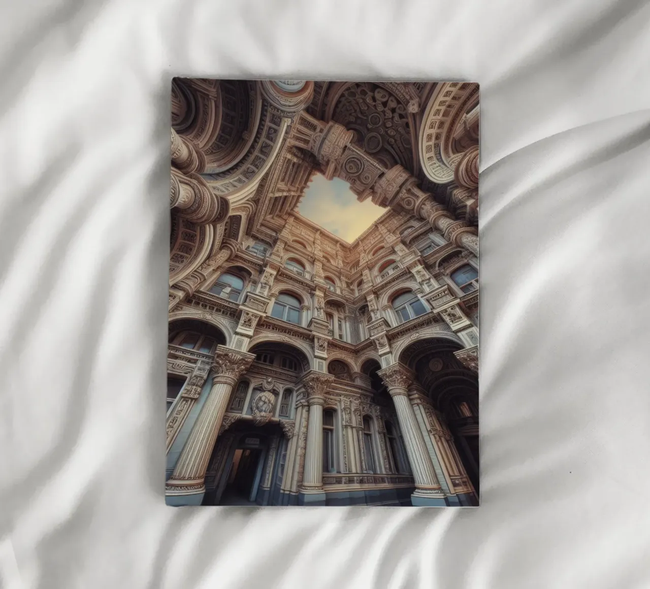 Sphere 020 - Ornate Classical Courtyard notebook by Spheres