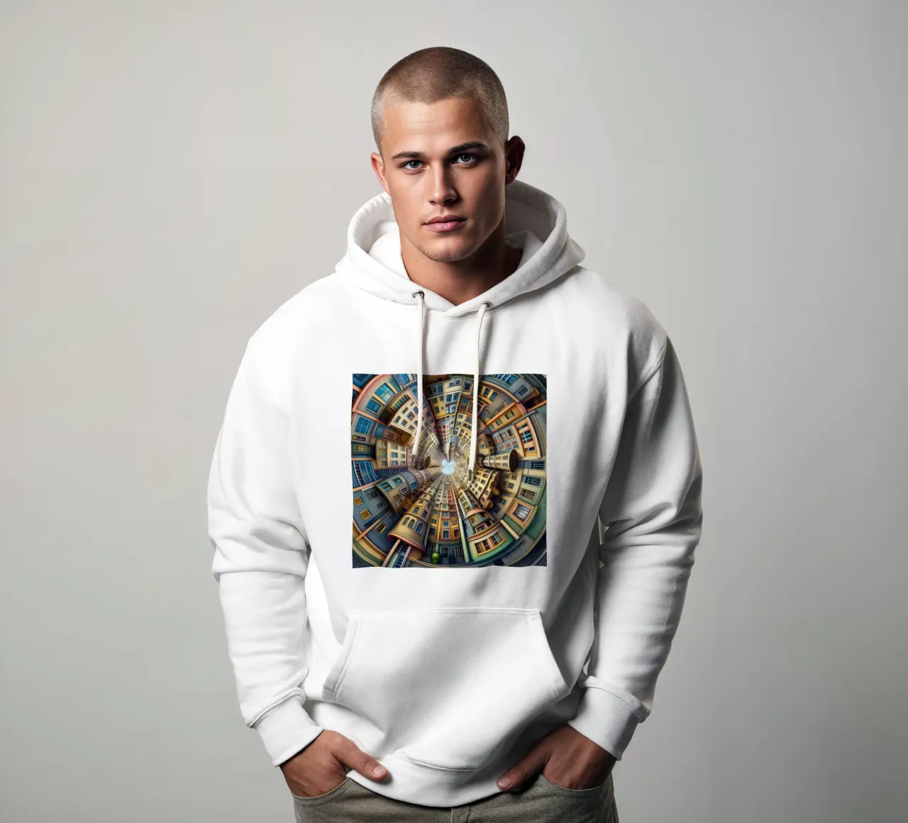 Sphere 012 - Whimsical Spiral Architecture hoodie van Spheres