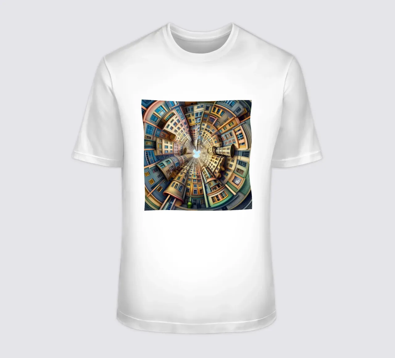 Sphere 012 - Whimsical Spiral Architecture t-shirt by Spheres