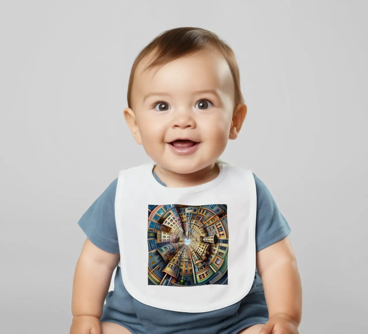 Sphere 012 - Whimsical Spiral Architecture bavaglino da Spheres