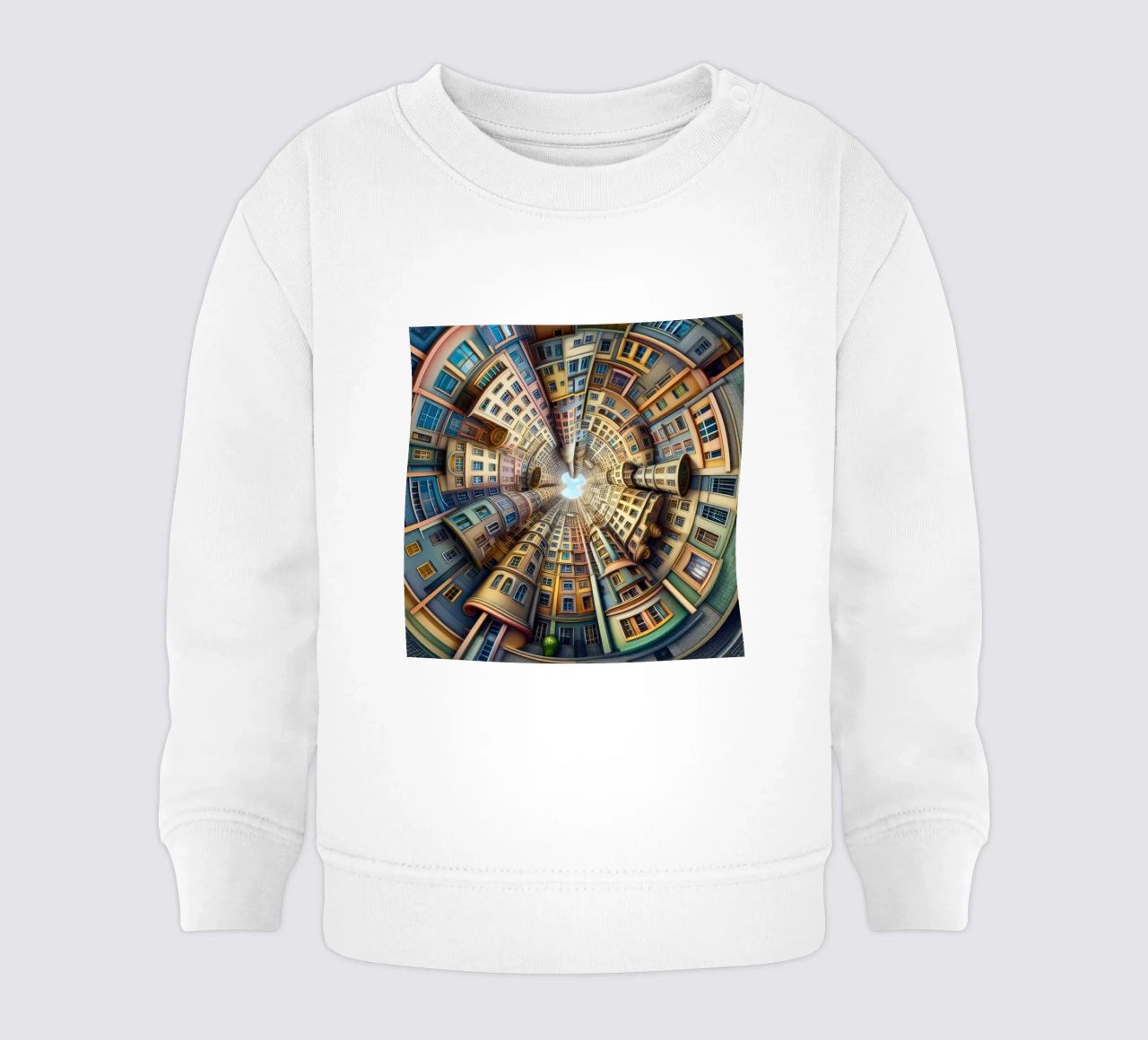 Sphere 012 - Whimsical Spiral Architecture felpa neonato da Spheres