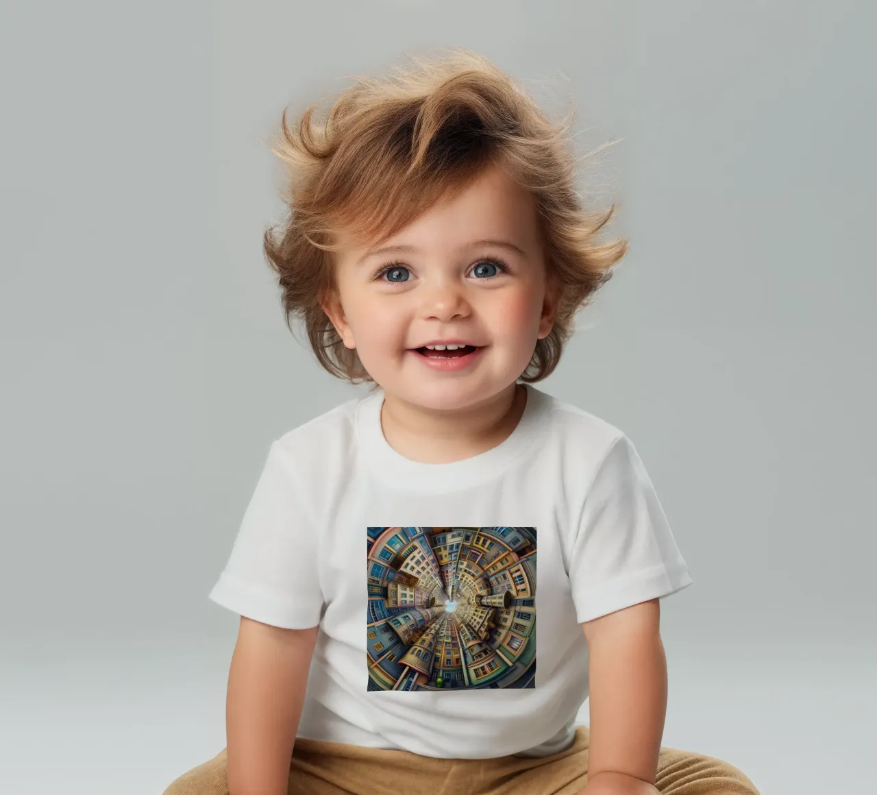 Sphere 012 - Whimsical Spiral Architecture camiseta de bebé de Spheres