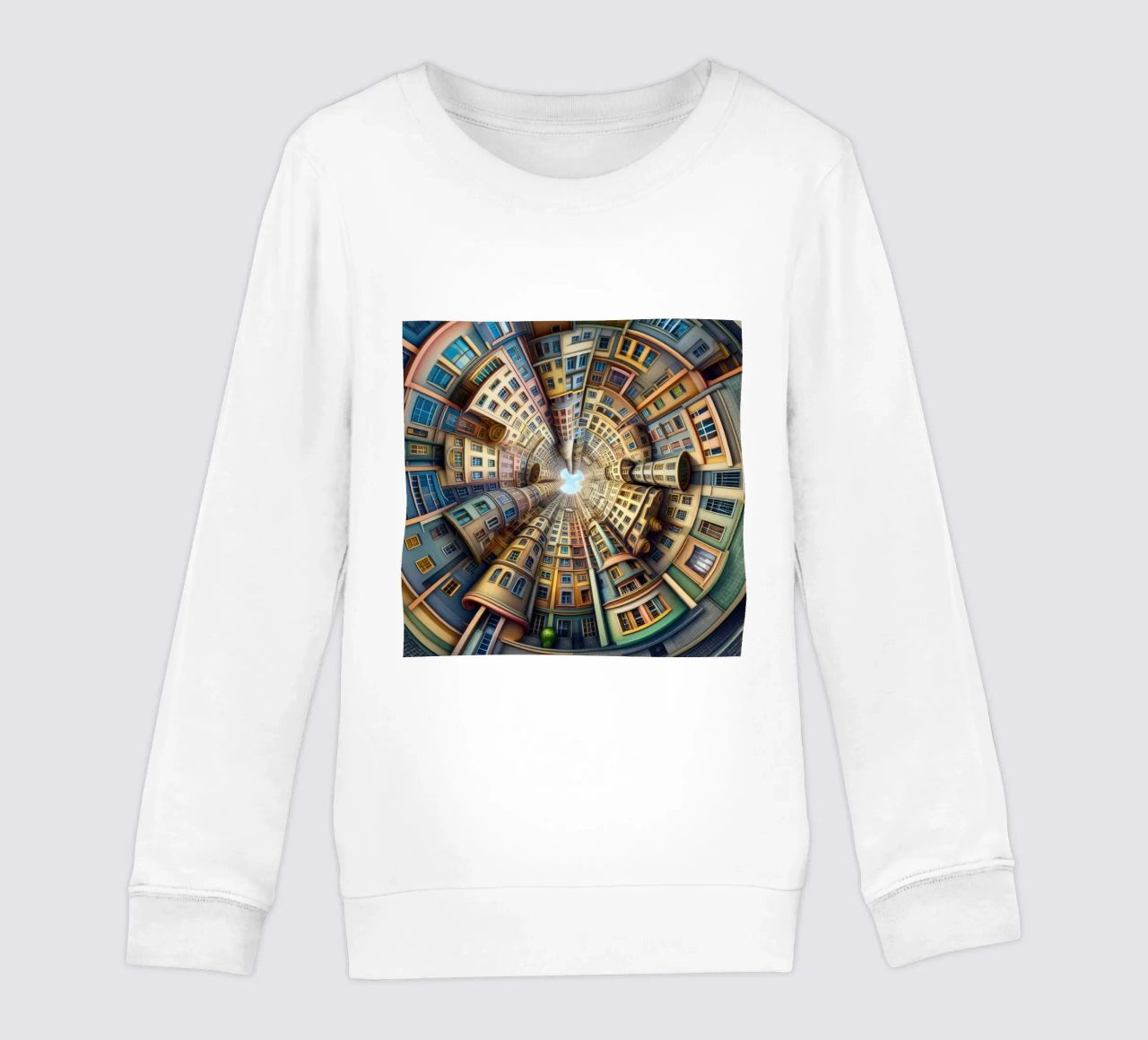 Sphere 012 - Whimsical Spiral Architecture felpa bambino da Spheres