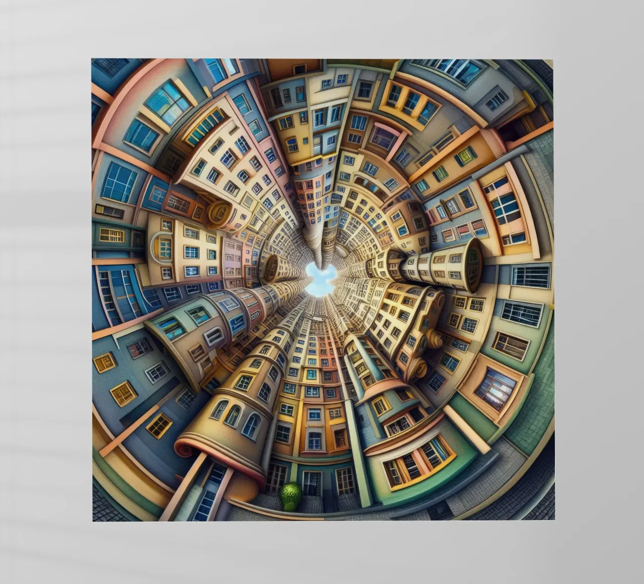 Sphere 012 - Whimsical Spiral Architecture pellicola backlit da Spheres