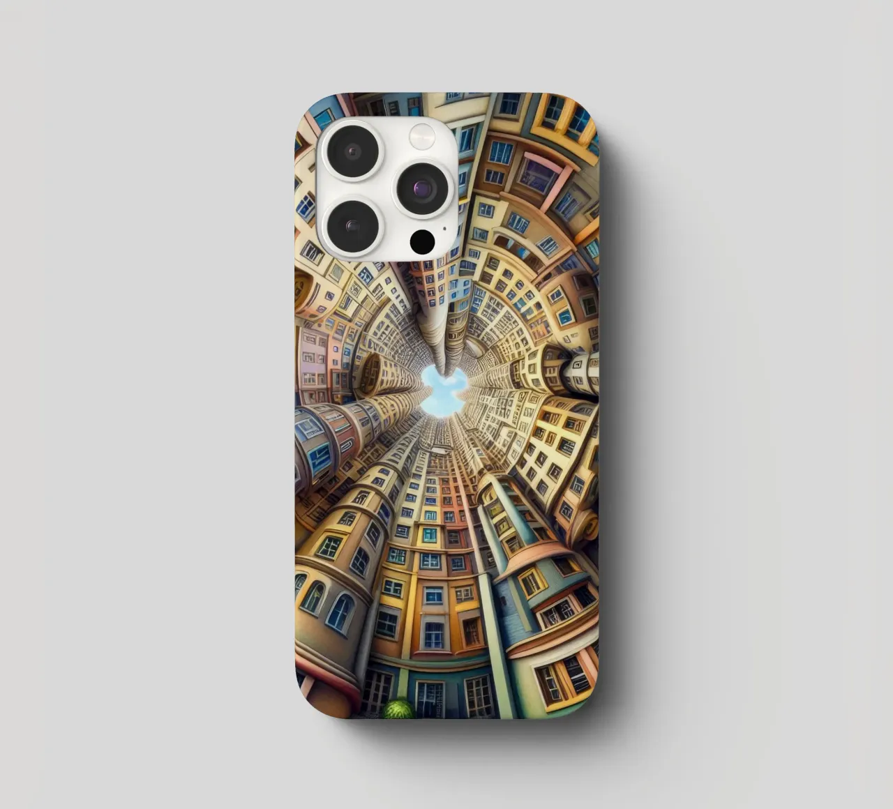 Sphere 012 - Whimsical Spiral Architecture cover iphone da Spheres