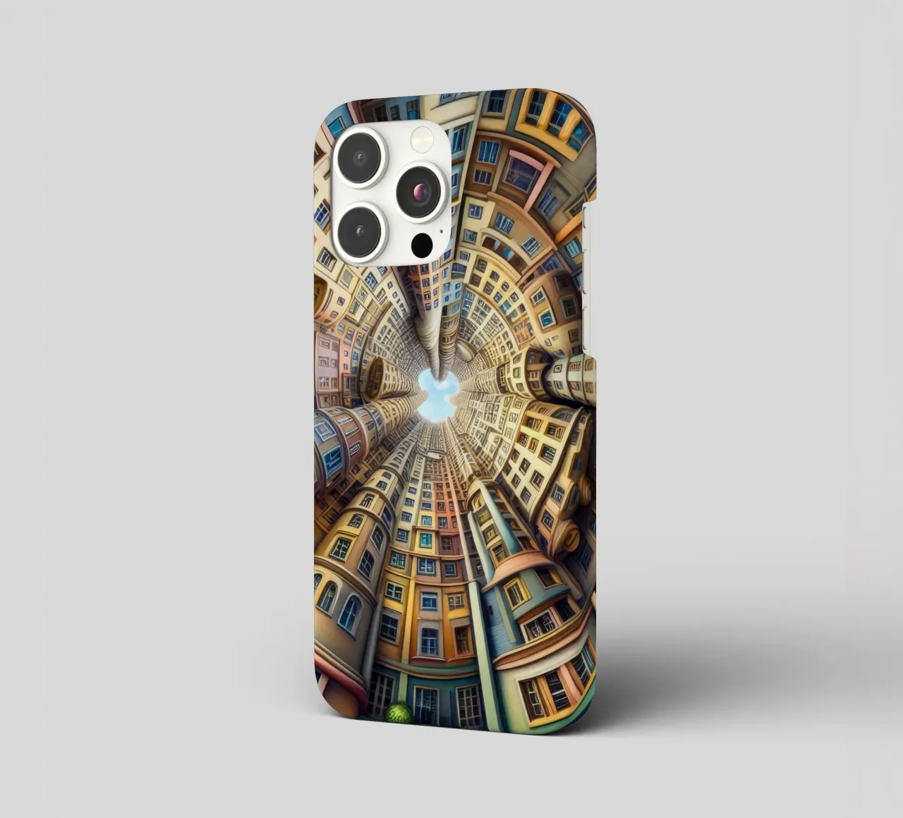 Sphere 012 - Whimsical Spiral Architecture cover iphone da Spheres