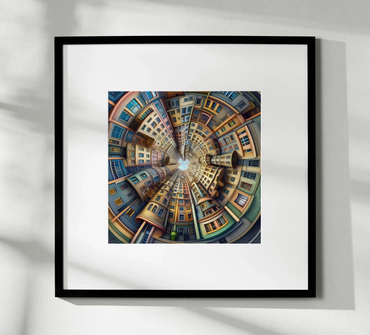 Sphere 012 - Whimsical Spiral Architecture carta hahnemühle da Spheres