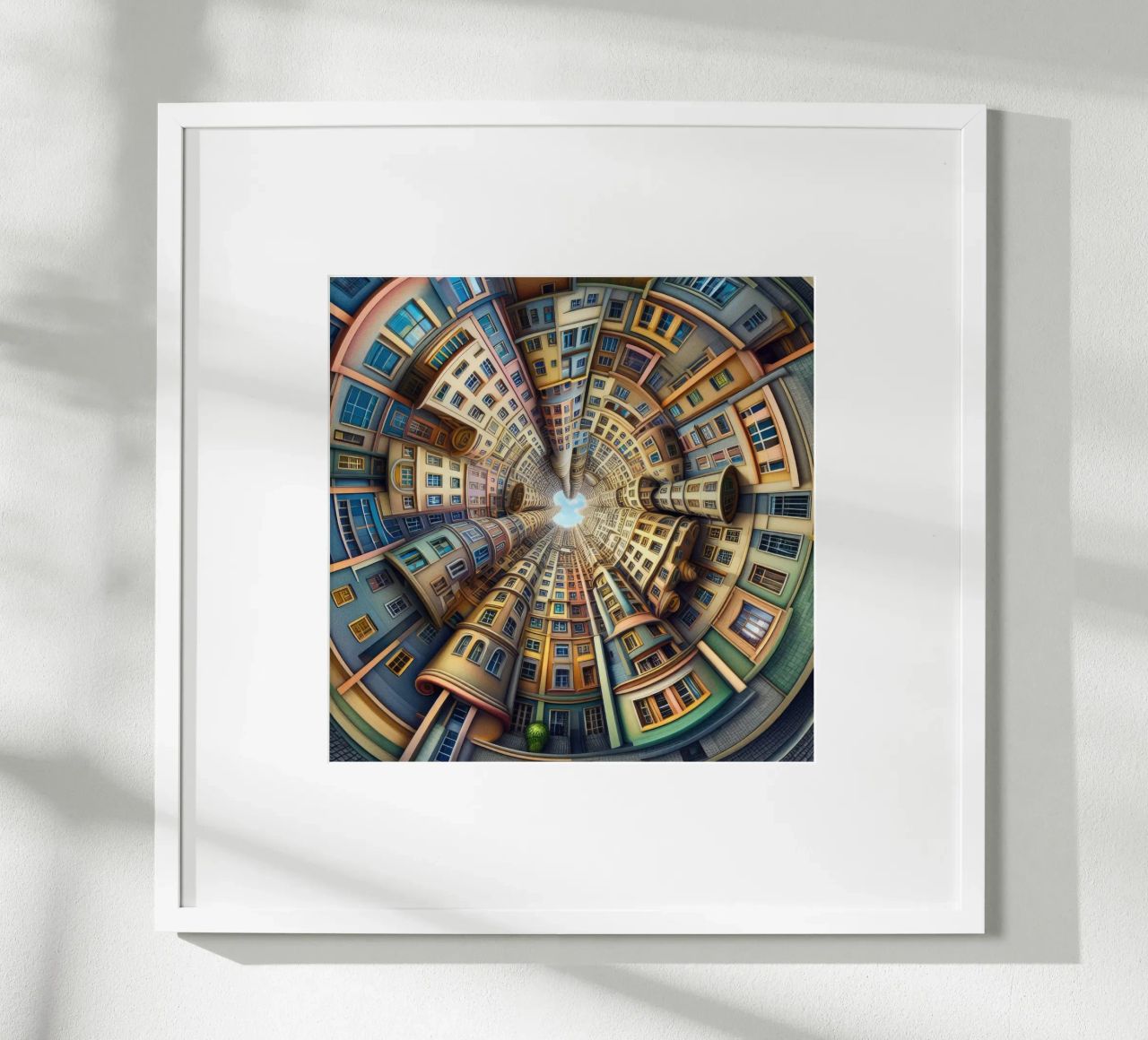 Sphere 012 - Whimsical Spiral Architecture carta hahnemühle da Spheres