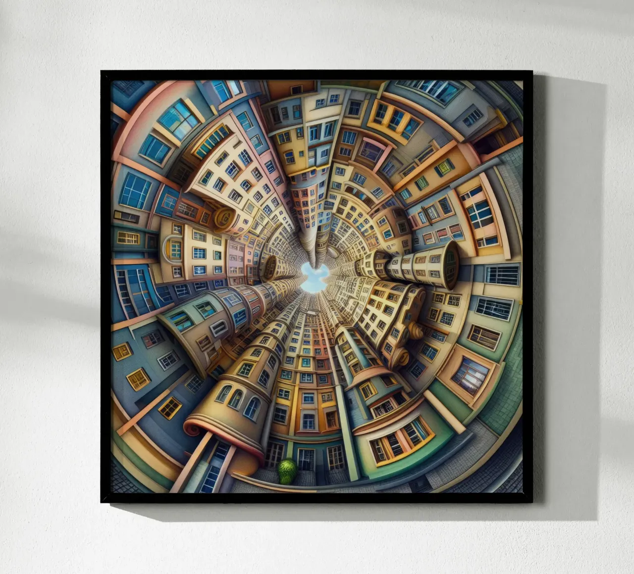 Sphere 012 - Whimsical Spiral Architecture poster da Spheres