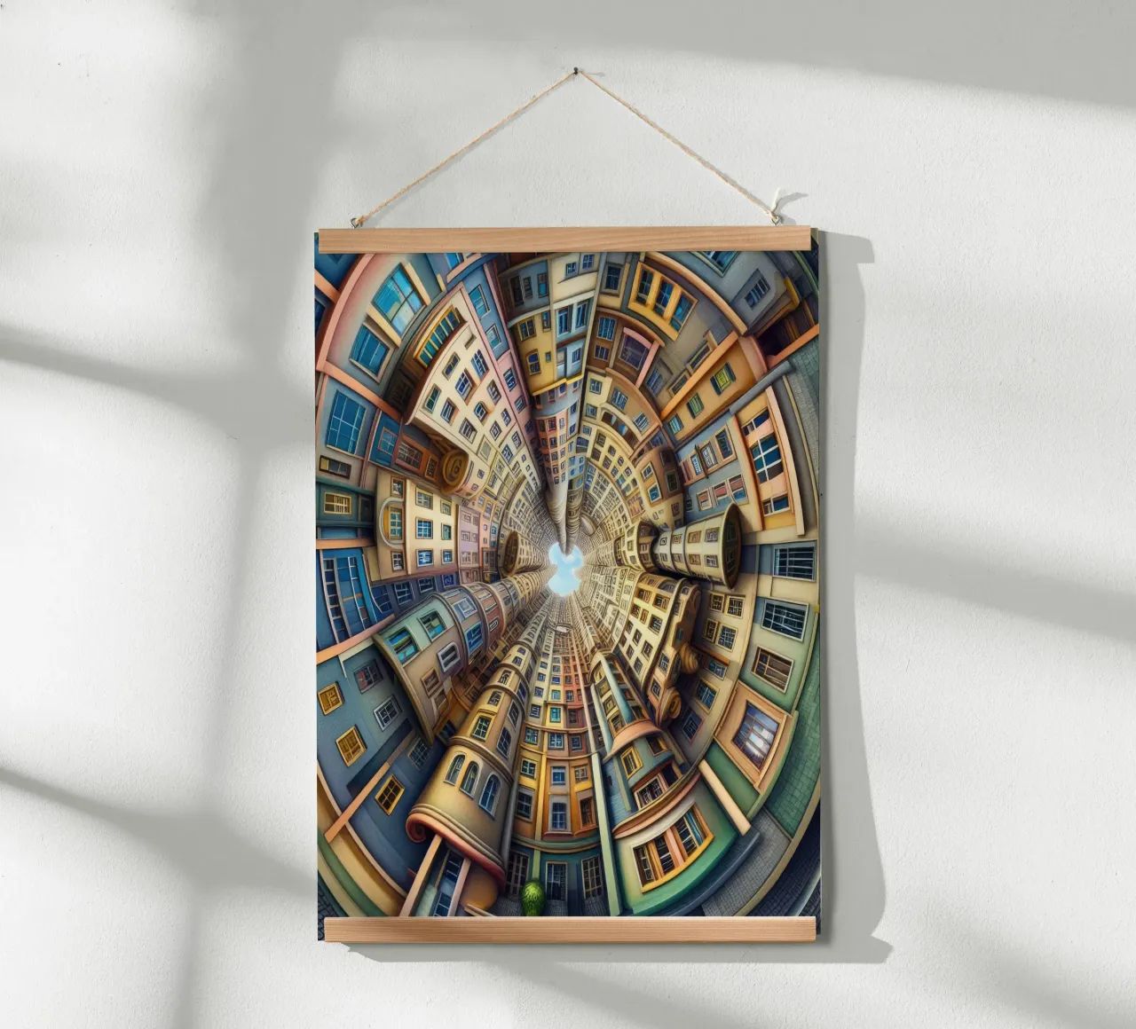 Sphere 012 - Whimsical Spiral Architecture poster da Spheres