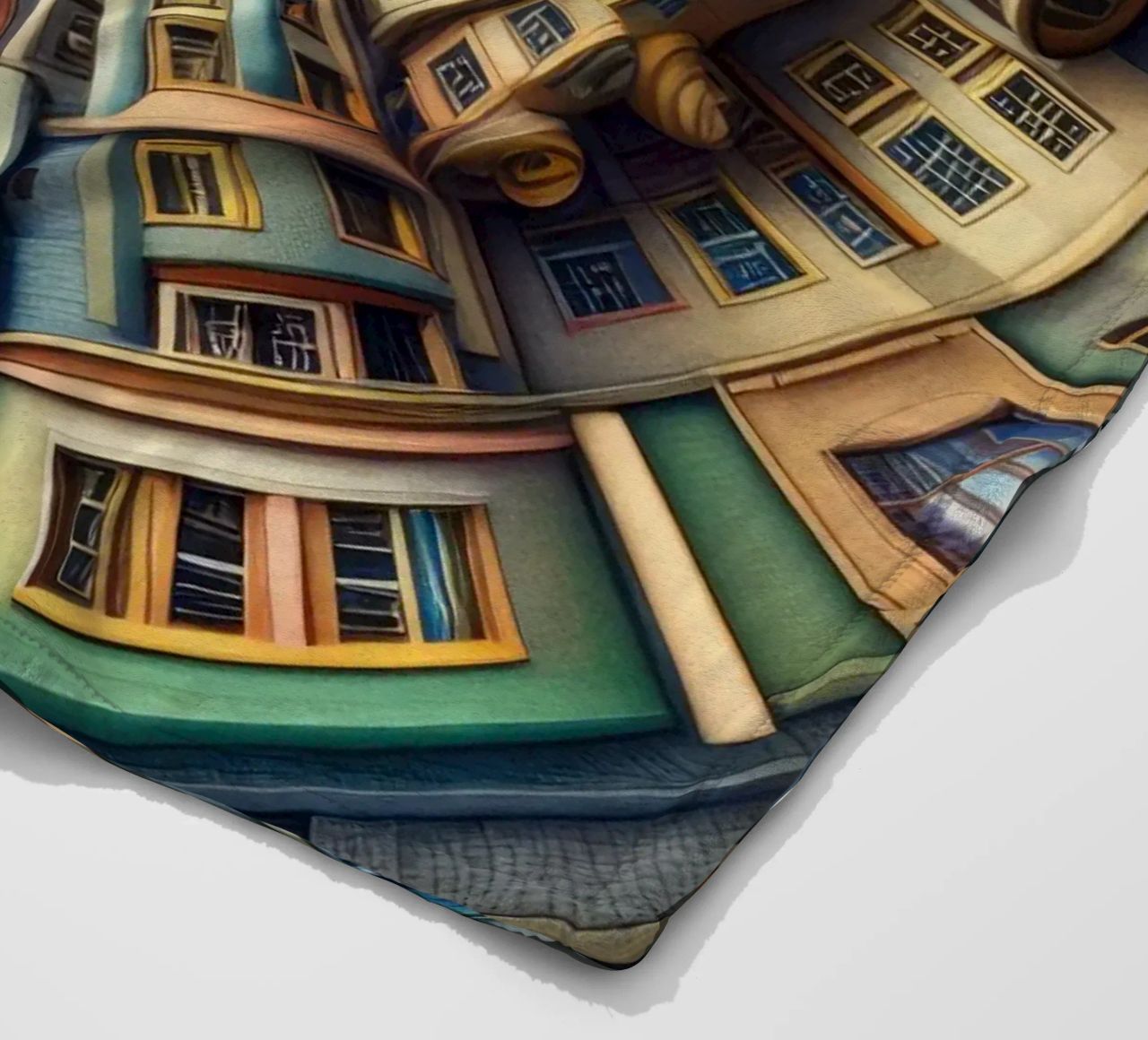 Sphere 012 - Whimsical Spiral Architecture coperta in pile da Spheres