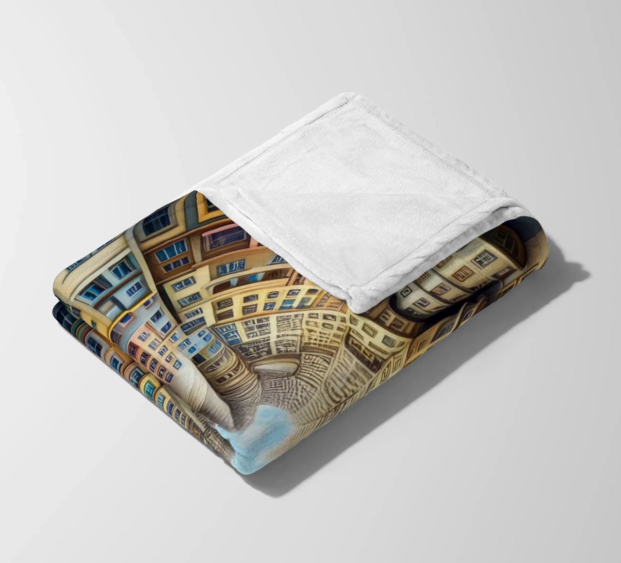Sphere 012 - Whimsical Spiral Architecture coperta in pile da Spheres