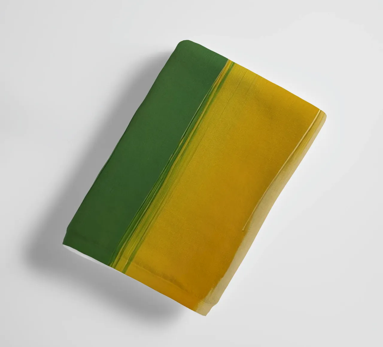 Abstract green and yellow asciugamano da bagno da Imagine