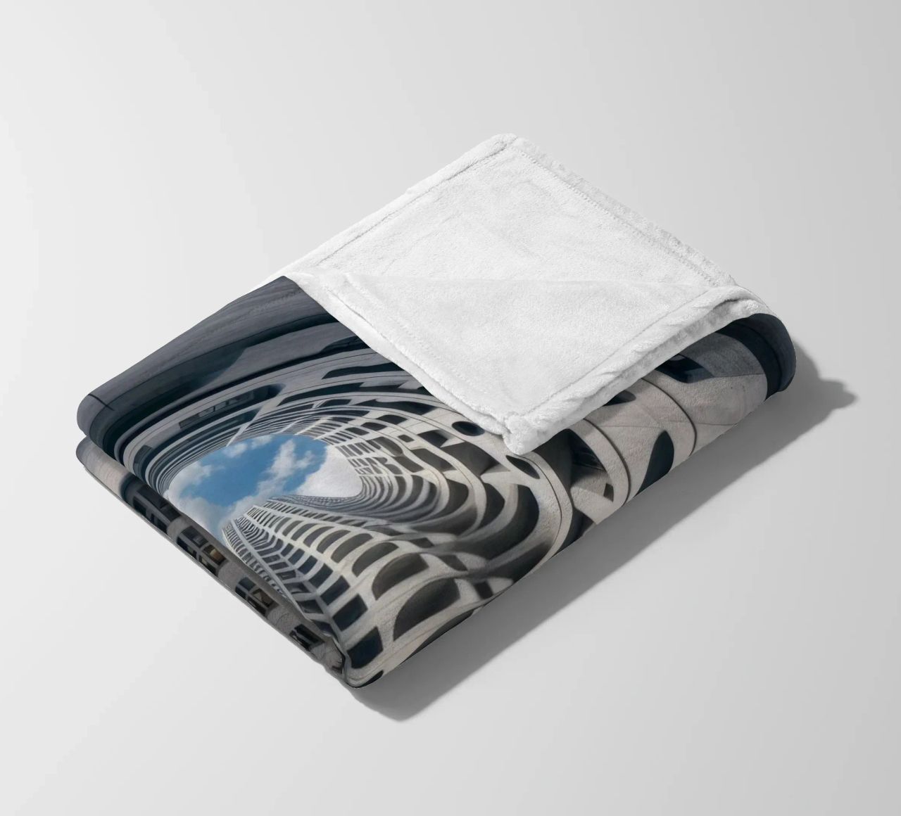 Sphere 011 - Futuristic Abstract Building coperta in pile da Spheres