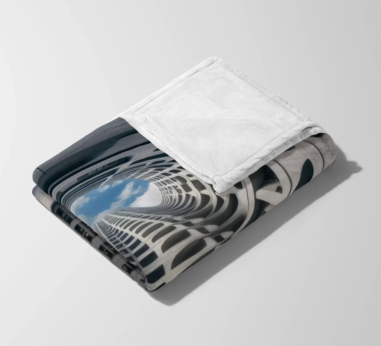 Sphere 011 - Futuristic Abstract Building coperta in pile da Spheres