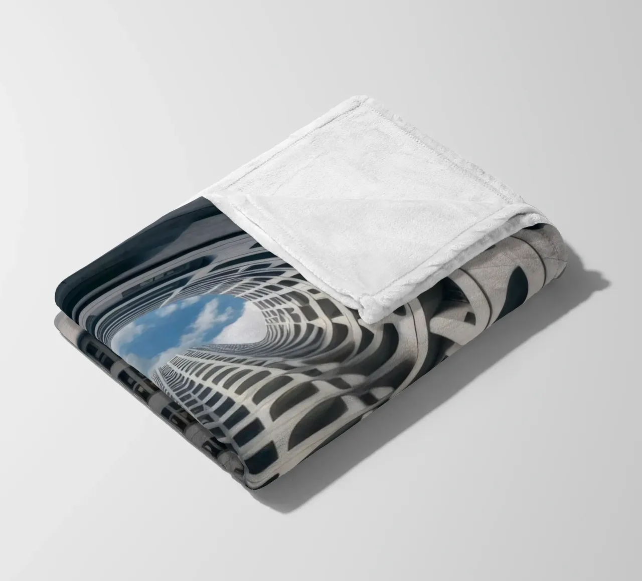 Sphere 011 - Futuristic Abstract Building coperta in pile da Spheres